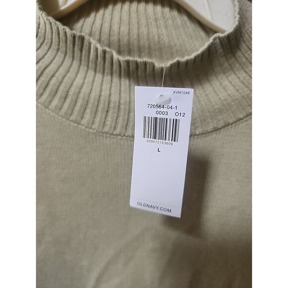 Old Navy Womens Sweaters Large Tunic NWT Cozy Knit Mock Neck Long Sleeve CR10 - Picture 2 of 5